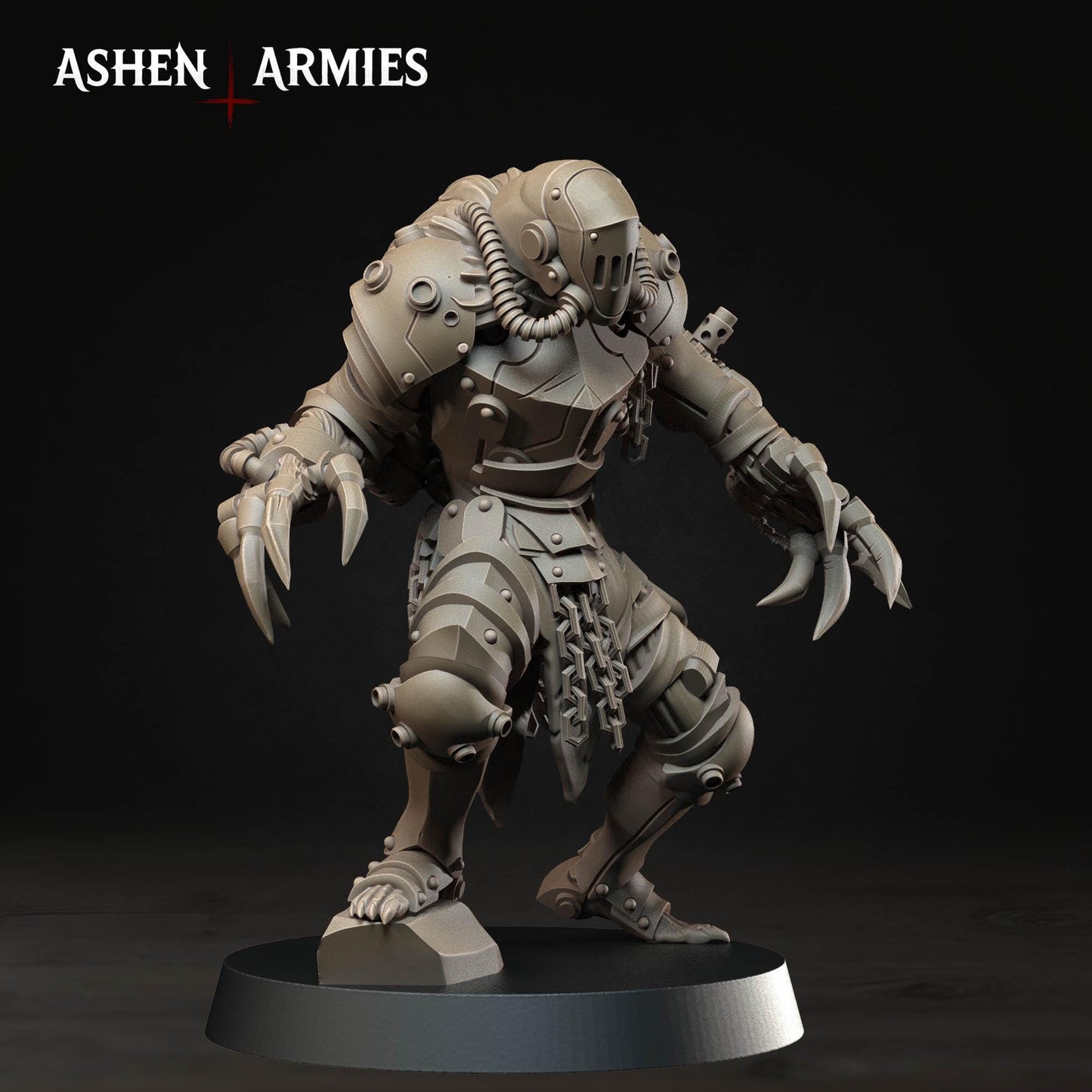 Hellbound Apostasy Death Commando Miniature - Ashen Armies by Bite the Bullet