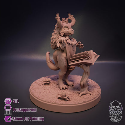 Moon Forest Witch Kobold Miniature - by Jigglystix