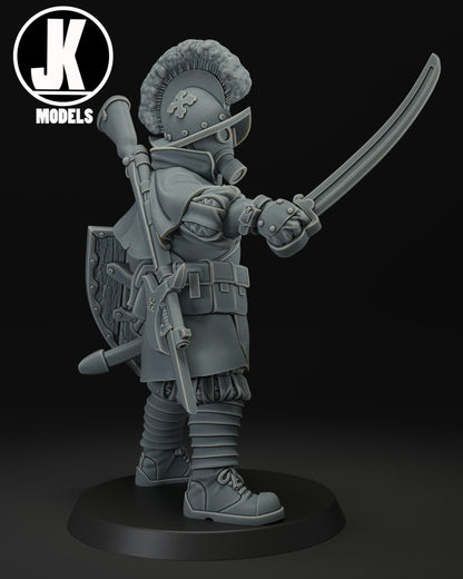 Papal Captain Swiss Guard Miniature - JK Remo Models