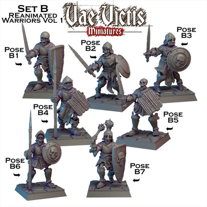Skeleton Army Miniatures SET B - by Vae Victis Miniatures