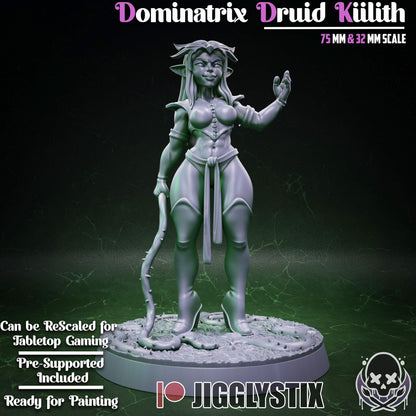 Dominatrix Druid Kiilith Miniature - by Jigglystix