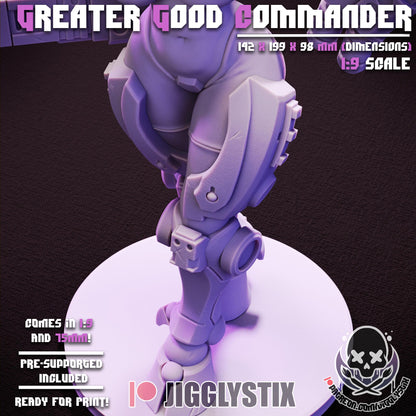 Greater Good Commander Miniature - by Jigglystix