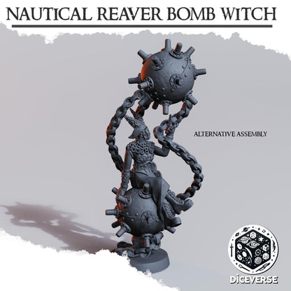 Nautical Reaver Bomb Witch Miniature - Diceverse