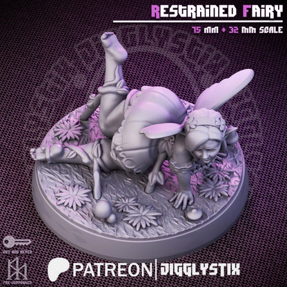 Restrained Garden Fairy Miniature - by Jigglystix