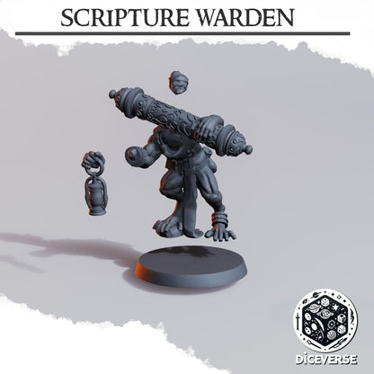 Scripture Warden Miniature - Diceverse