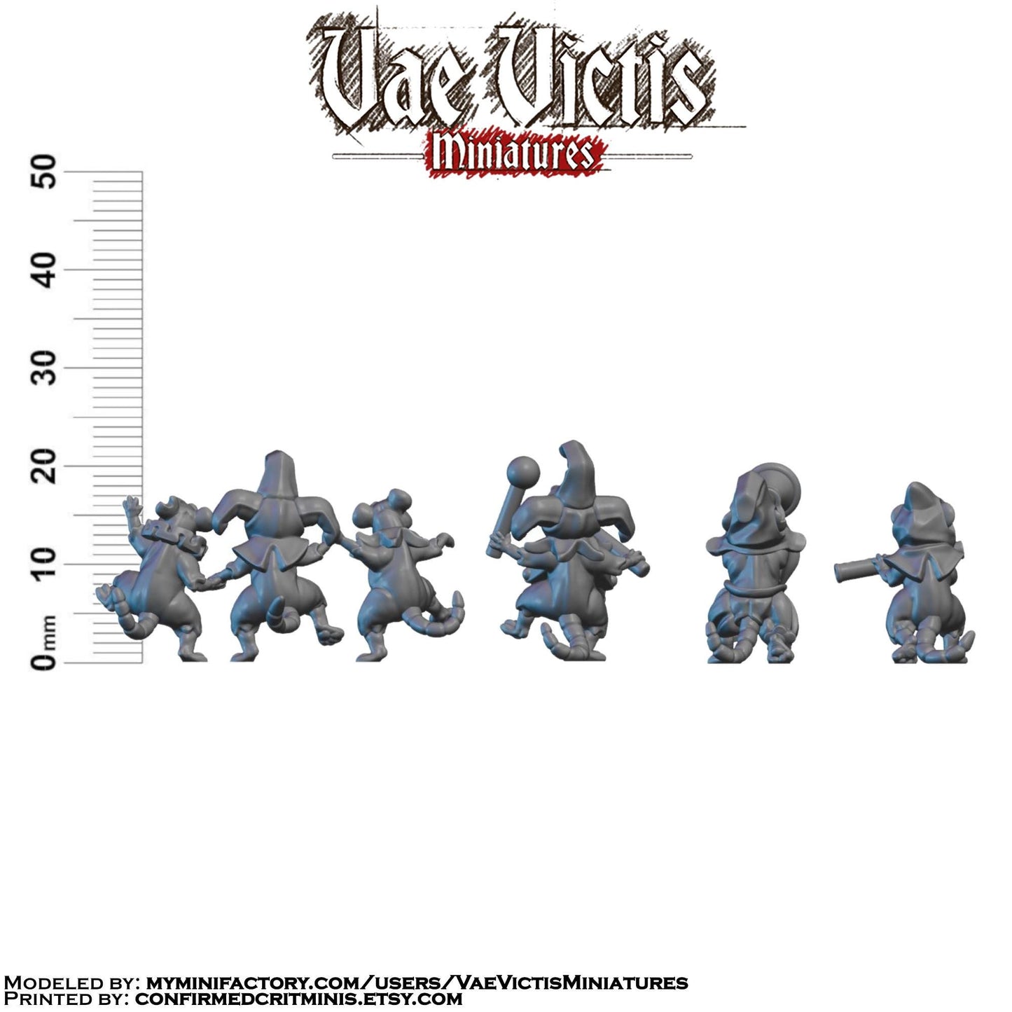 Rat Marching Band Miniatures - by Vae Victis Miniatures