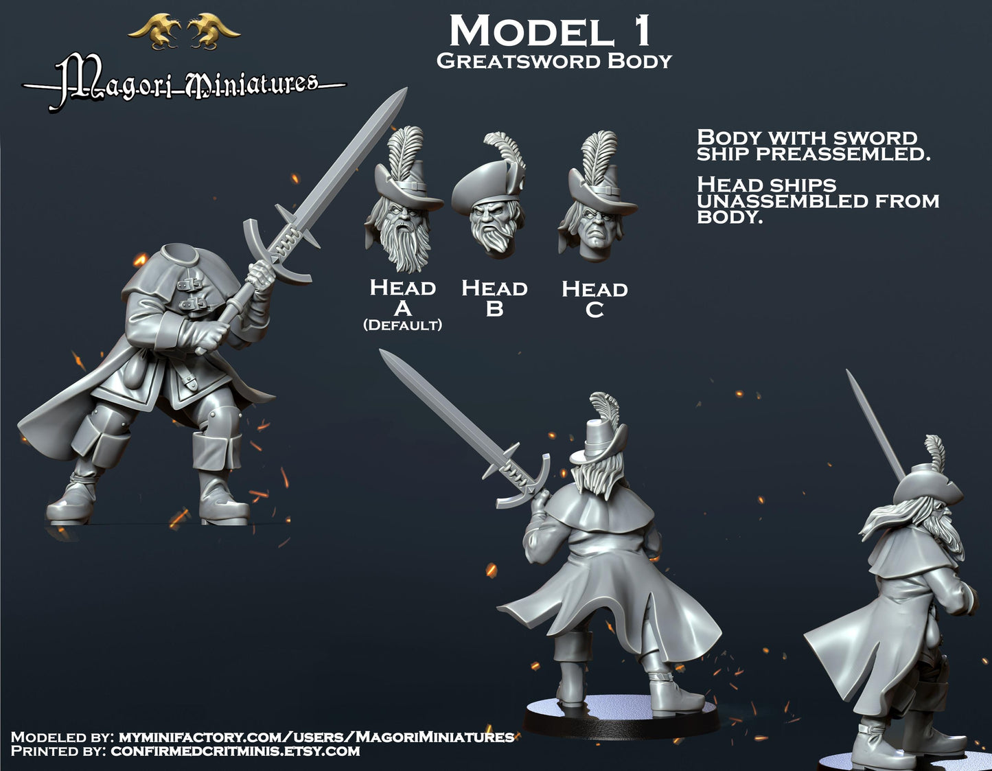Grimdark Forest Dweller Miniatures - by Magori Miniatures