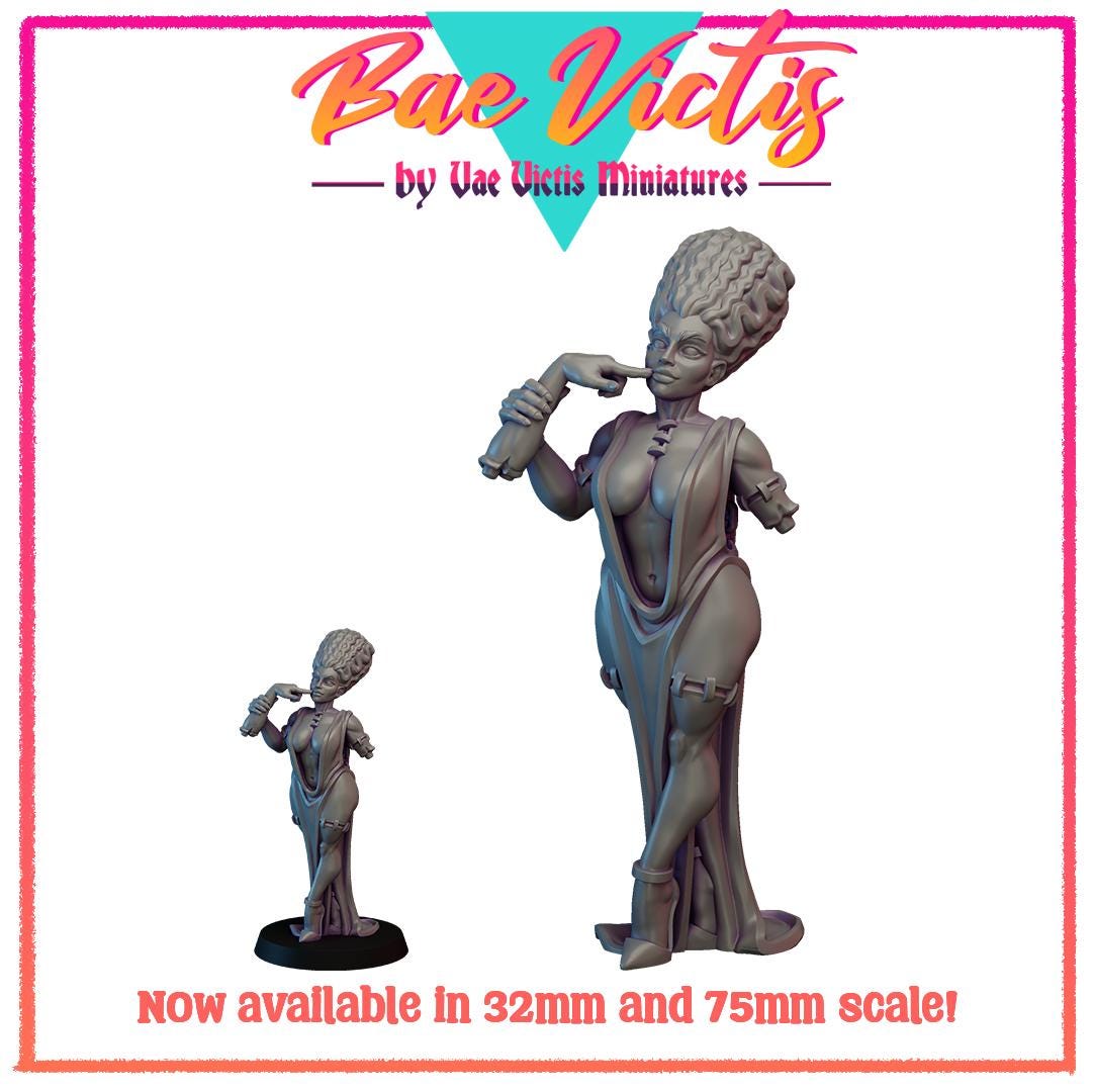 Undead Bride Bae Victis Figurine - by Vae Victis Miniatures