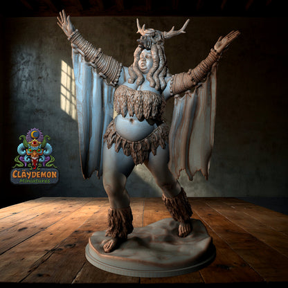 Priestess Elinora Miniature - by Claydemon Miniatures