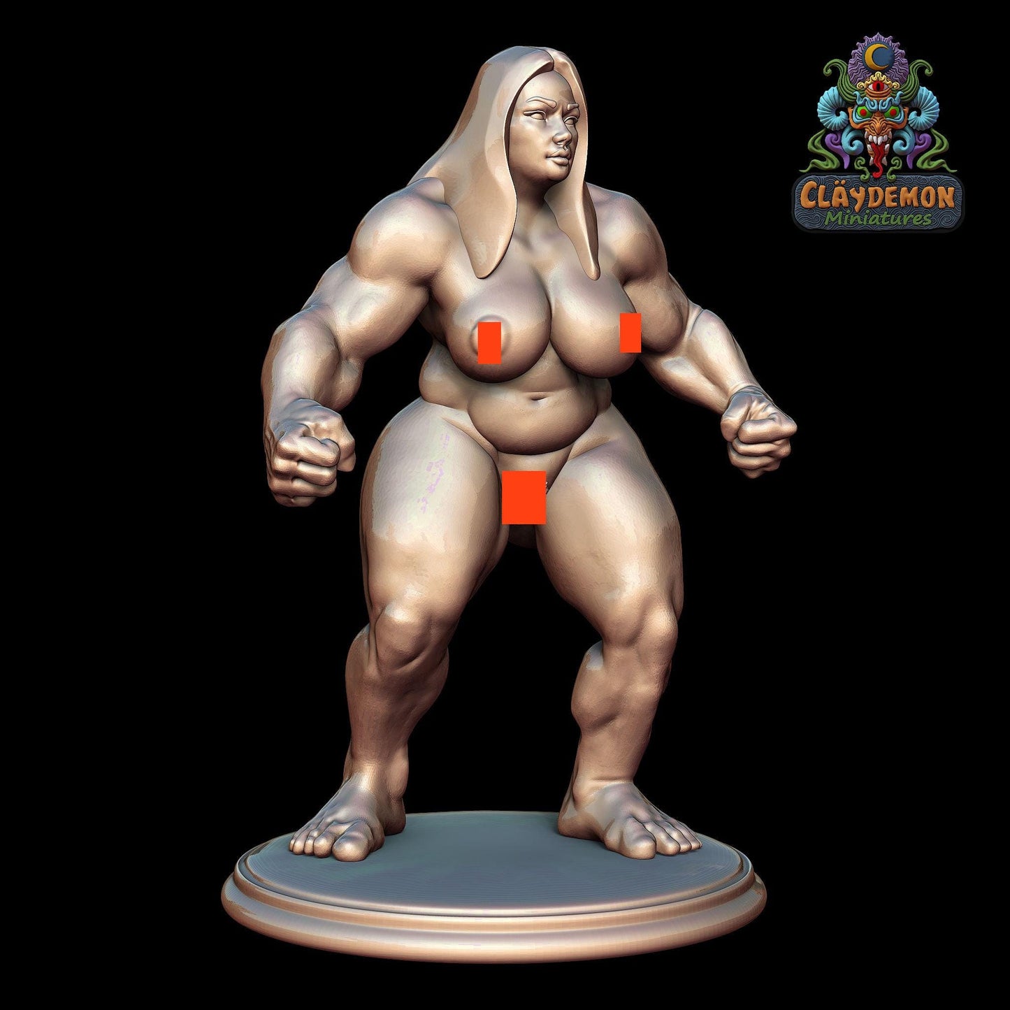 Drewa the Spike Miniature - by Claydemon Miniatures