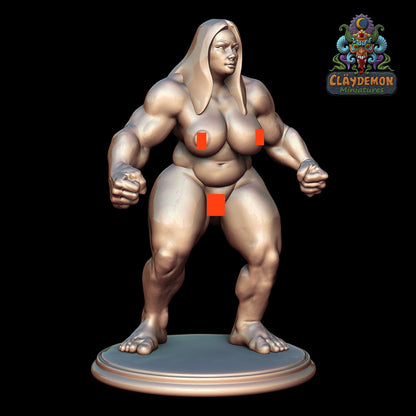 Drewa the Spike Miniature - by Claydemon Miniatures
