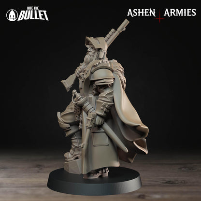 Sanctified Legion Lieutenant Miniature - Ashen Armies by Bite the Bullet