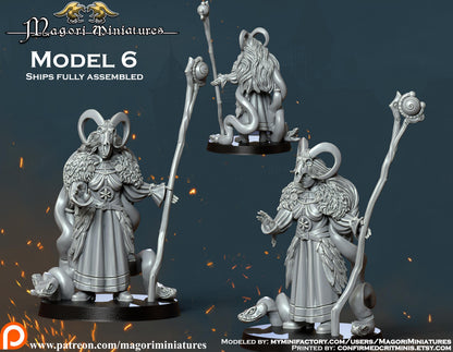Masked Forest Dweller Warband Miniatures - by Magori Miniatures