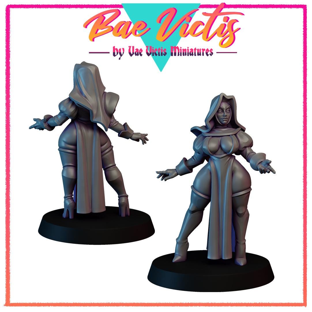 Nun Bae Victis Figurine - by Vae Victis Miniatures