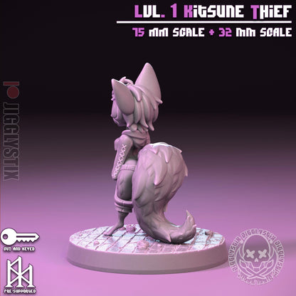 Lvl 1 Kitsune Thief - by Jigglystix
