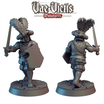 Elite Mercenary Landsknecht Miniatures Female Set - by Vae Victis Miniatures
