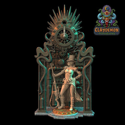 Aria the Sniper Woman Miniature - by Claydemon Miniatures