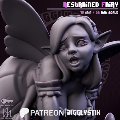 Restrained Garden Fairy Miniature - by Jigglystix