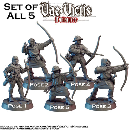 Bowmen Mercenary Miniatures - by Vae Victis Miniatures