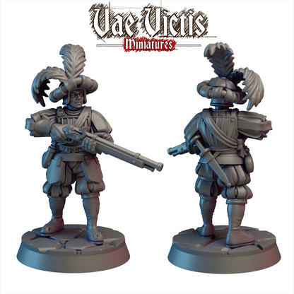 Elite Mercenary Landsknecht Miniatures Female Set - by Vae Victis Miniatures