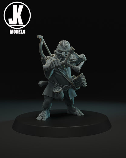 Halfling with Slingshot Miniature - JK Remo Models