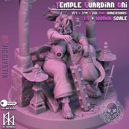Temple Guardian Oni Miniature - by Jigglystix