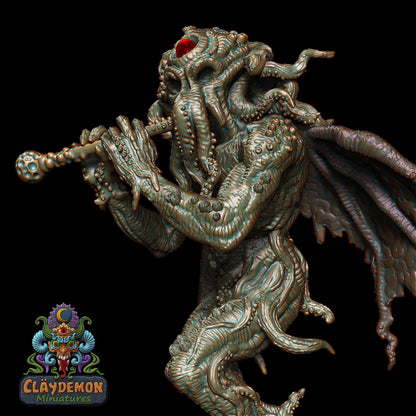 Chthonic Flutist Miniature - by Claydemon Miniatures