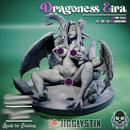 Dragoness Eira Miniature - by Jigglystix