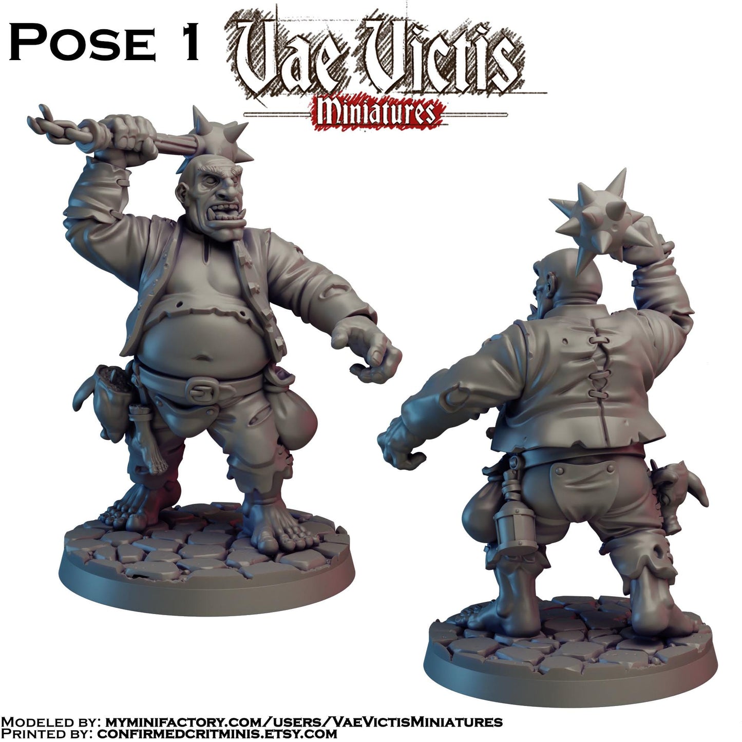 Ogre Mercenary Miniatures - by Vae Victis Miniatures