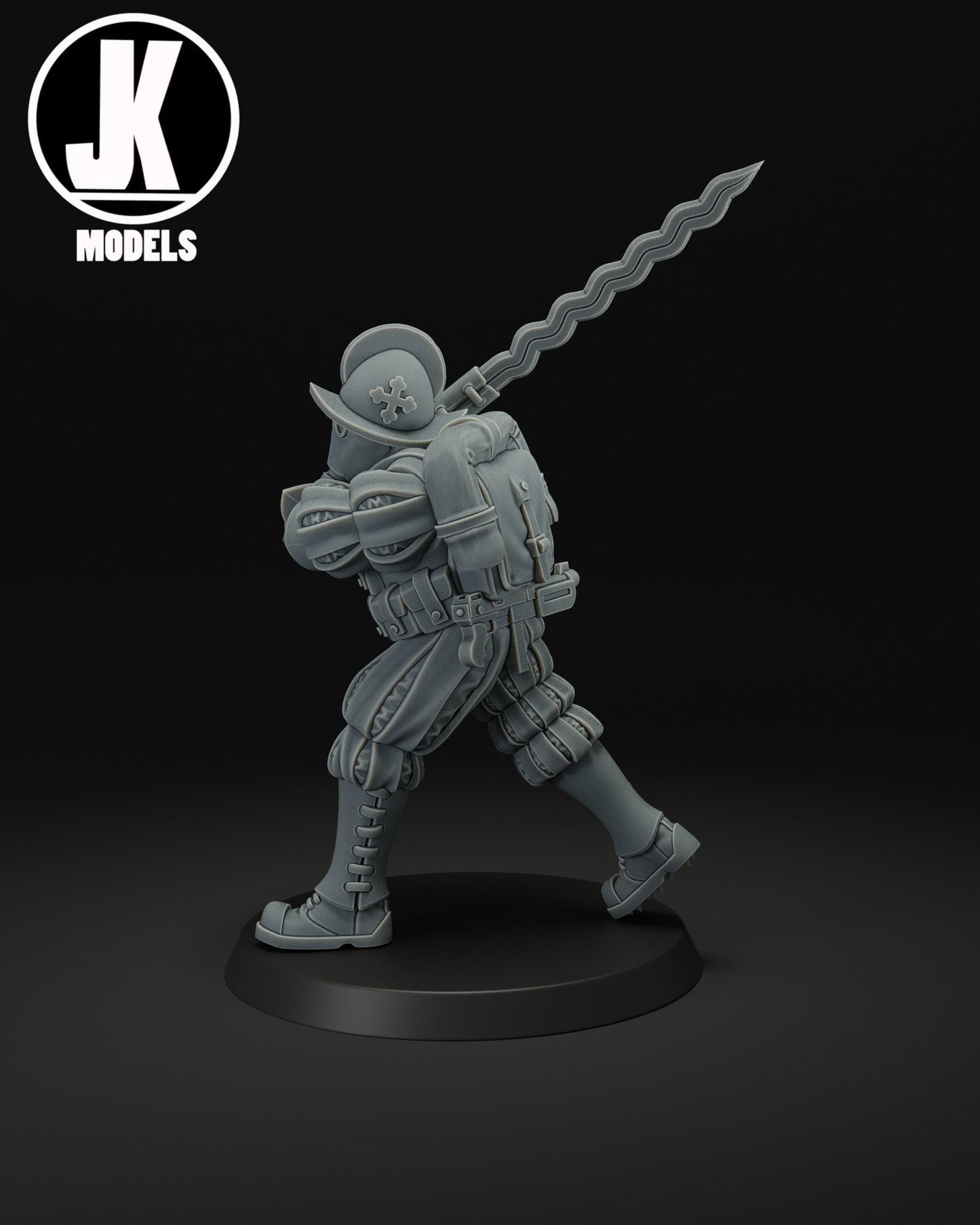Papal Greatswordman Miniature - JK Remo Models