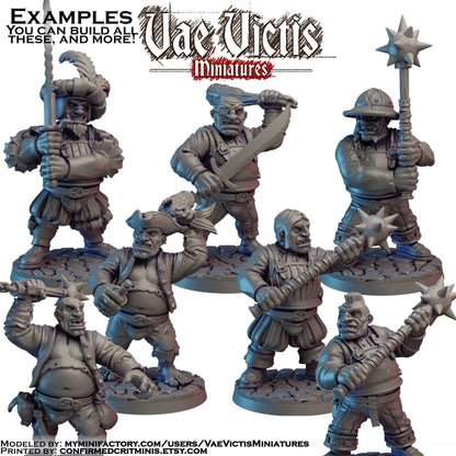 Modular Ogre Mercenary Miniatures - by Vae Victis Miniatures