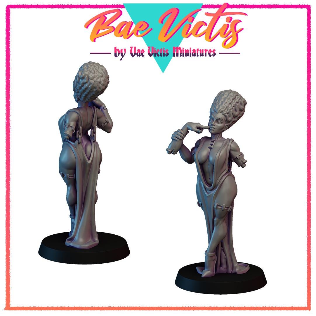 Undead Bride Bae Victis Figurine - by Vae Victis Miniatures