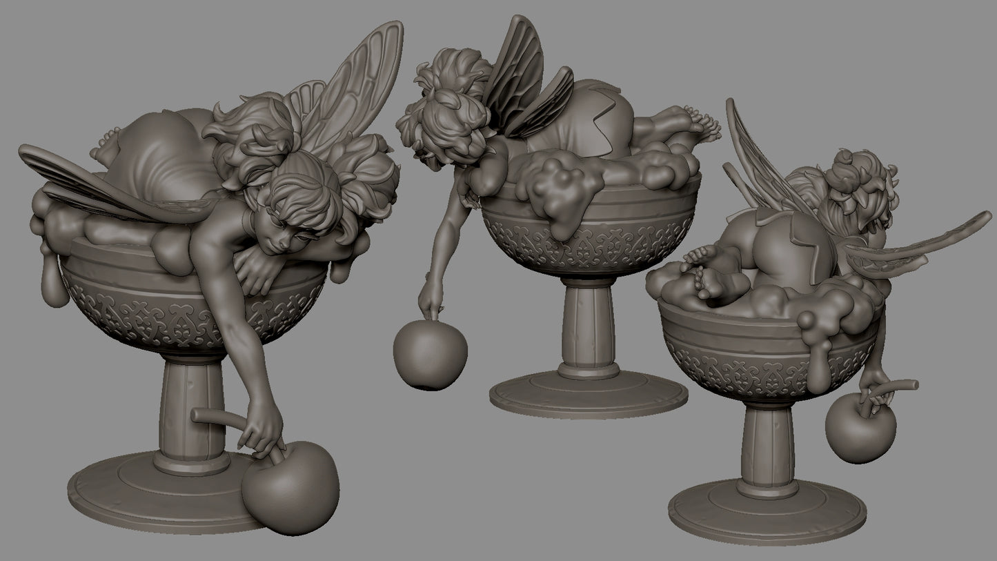 Thistle the Drunken Fairy Miniature - by Mayatomr
