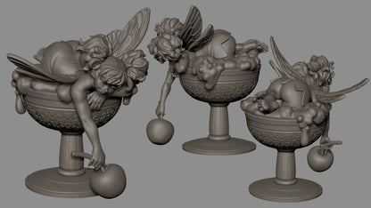 Thistle the Drunken Fairy Miniature - by Mayatomr