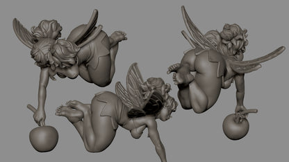 Thistle the Drunken Fairy Miniature - by Mayatomr