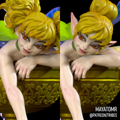 Thistle the Drunken Fairy Miniature - by Mayatomr