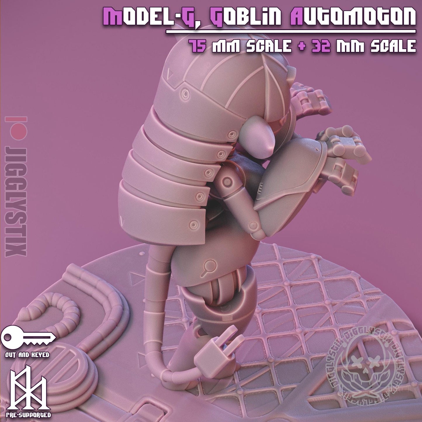 Model-G, the Goblin Automaton Miniature - by Jigglystix