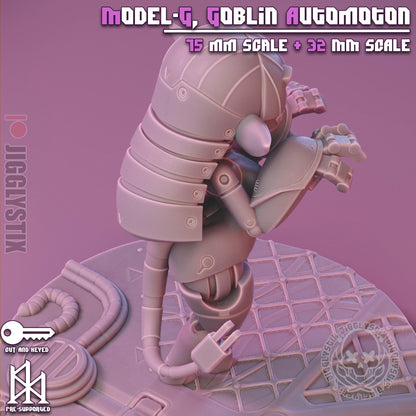 Model-G, the Goblin Automaton Miniature - by Jigglystix