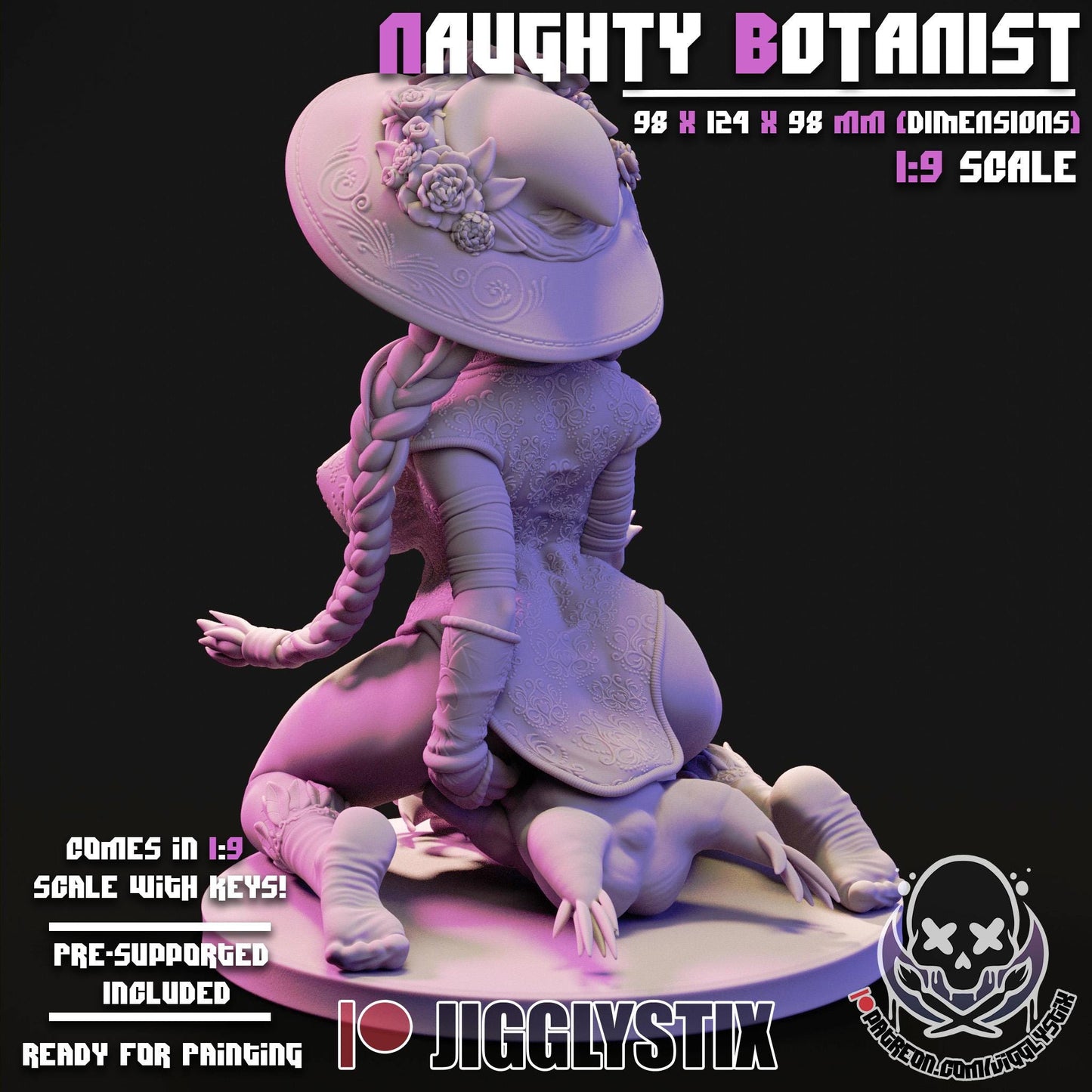 Naughty Botanist Miniature - by Jigglystix