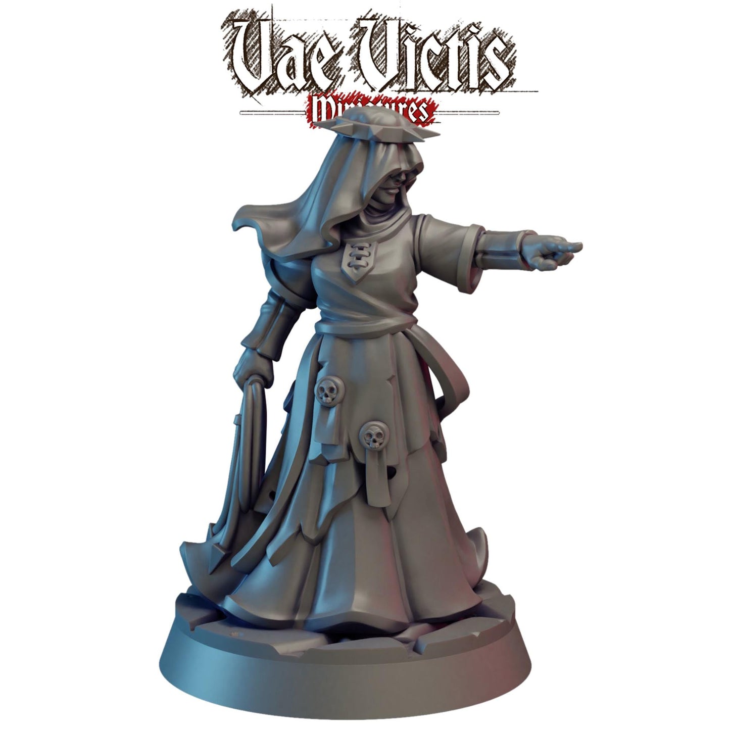 Flagellant Sister Nun Miniature - by Vae Victis Miniatures