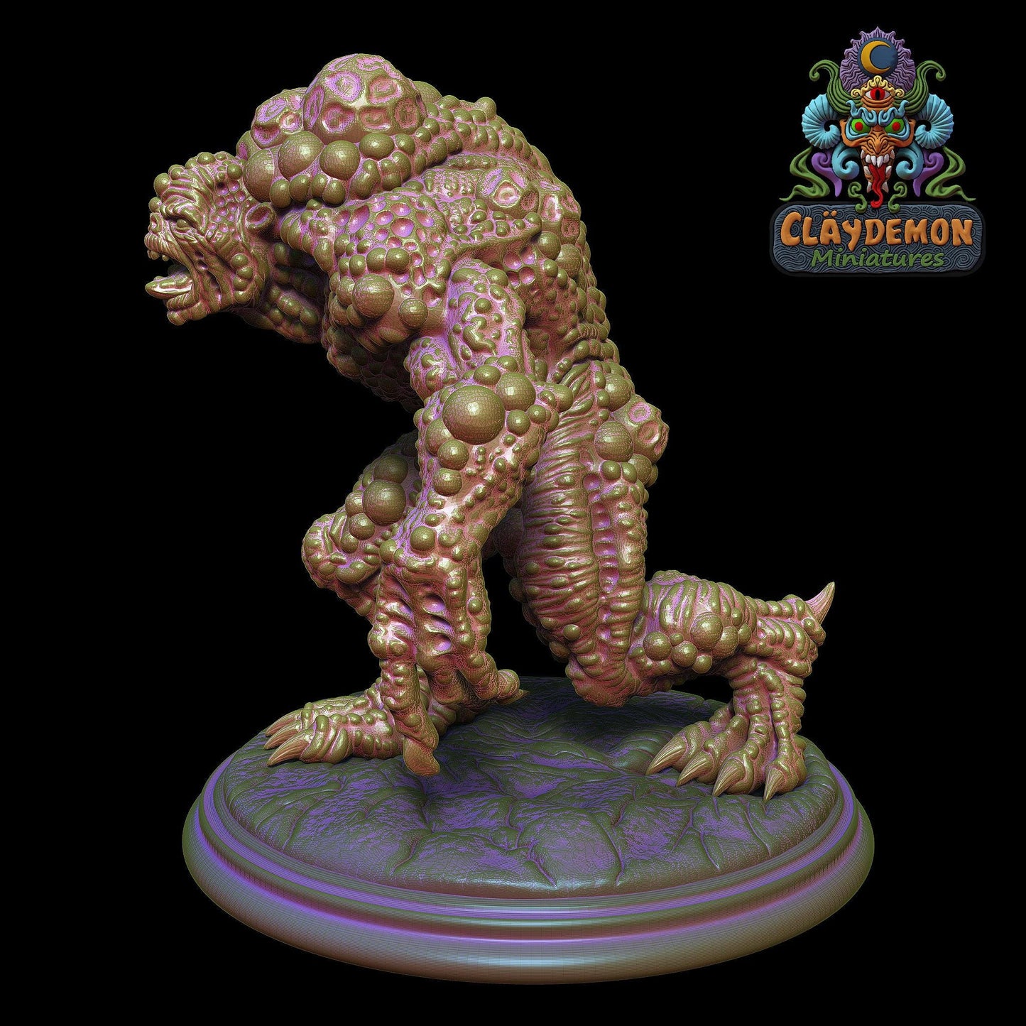 Bubonic Brute Miniature - by Claydemon Miniatures