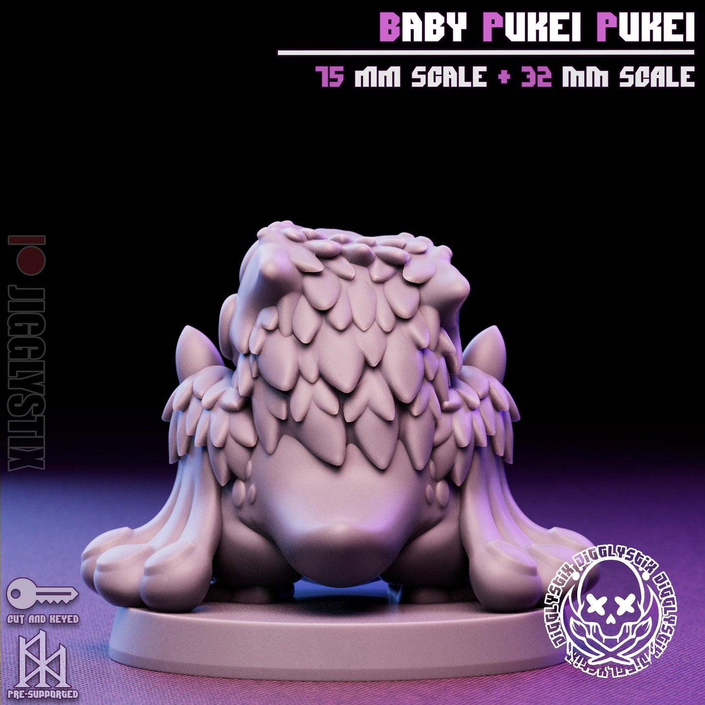 Baby Wild Monster Miniature - by Jigglystix