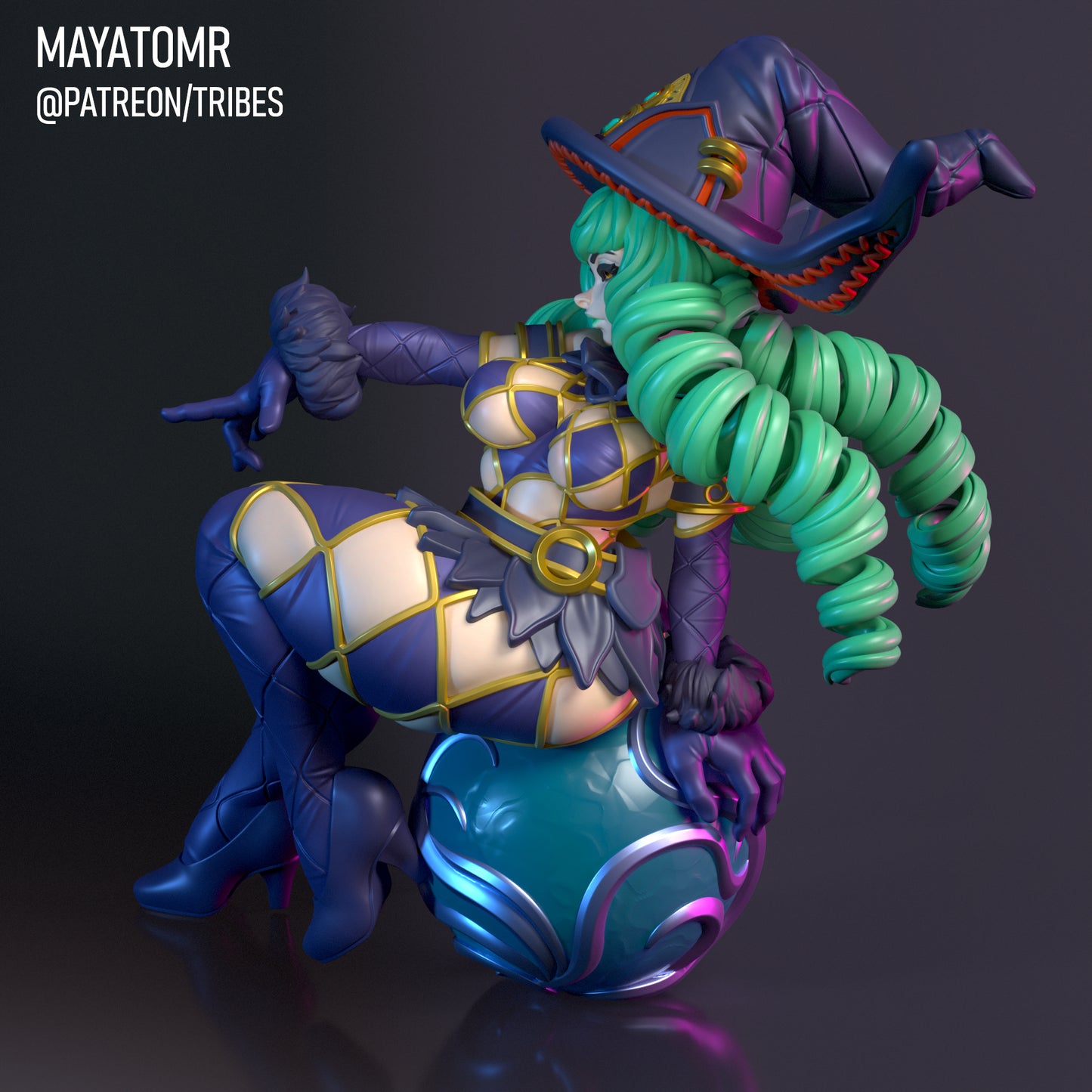 Fleur the Signet Witch Miniature - by Mayatomr