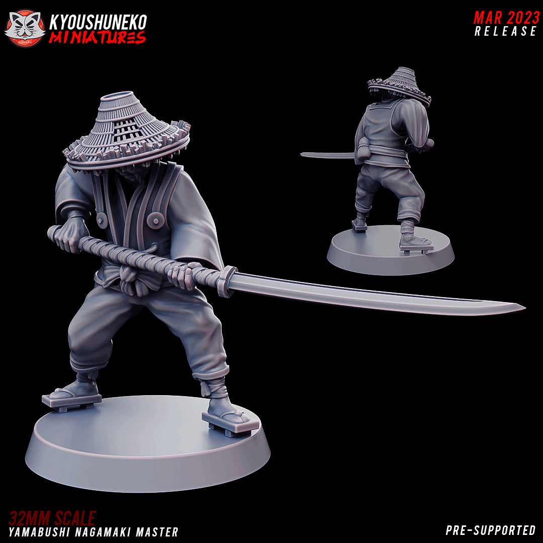 Japanese Yamabushi Nagimaki Master Miniature - by Kyoushuneko Miniatures