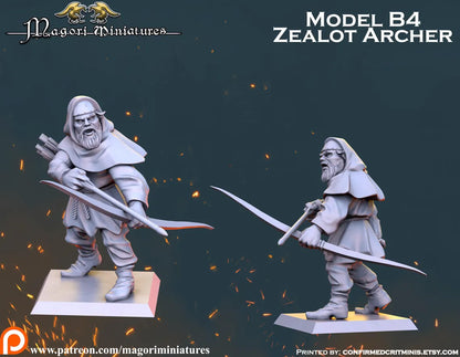 Zealot and Flagellant Miniatures - by Magori Miniatures