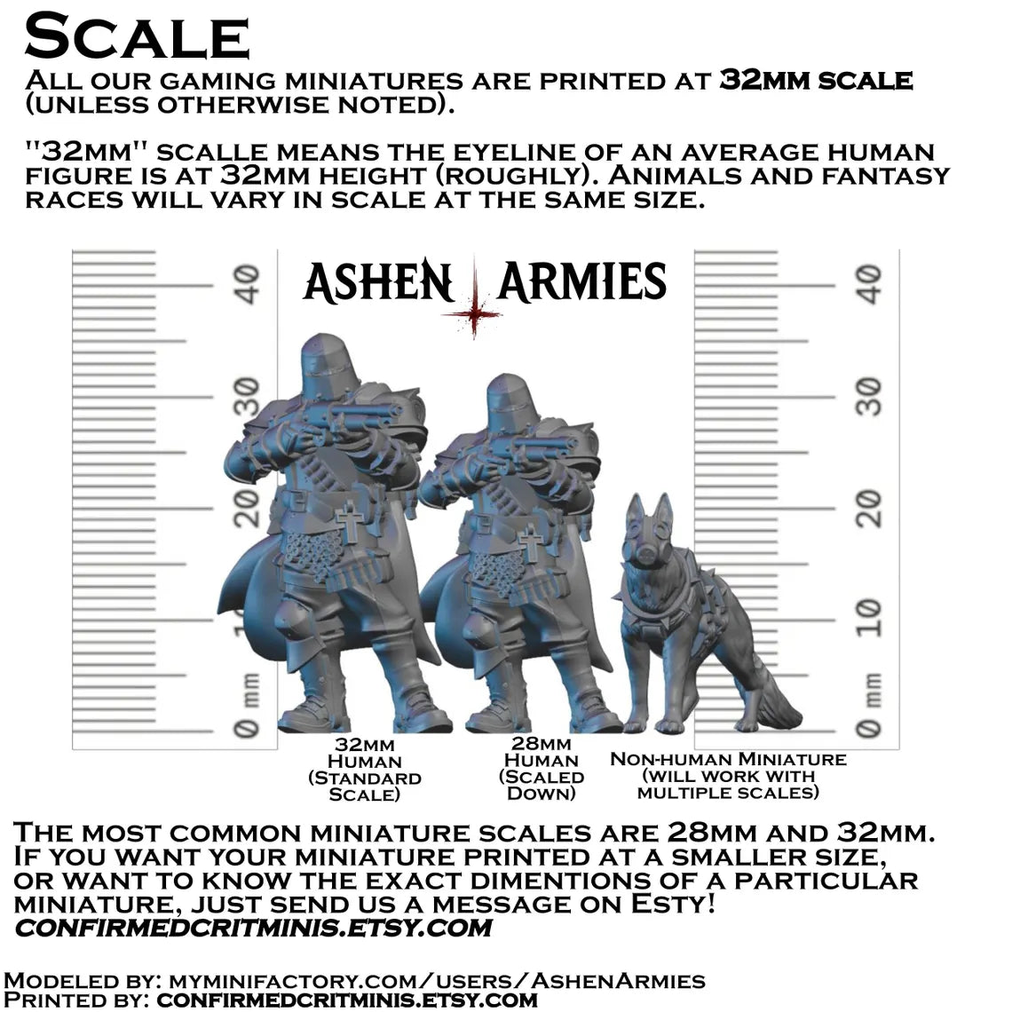 Hellbound Apostasy Troopers Miniatures - Ashen Armies by Bite the Bullet