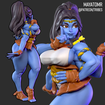 Kanda the Four Armed Fighter Miniature - by Mayatomr
