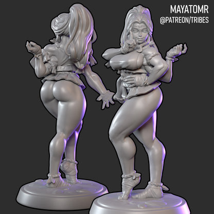 Kanda the Four Armed Fighter Miniature - by Mayatomr
