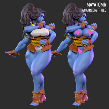 Kanda the Four Armed Fighter Miniature - by Mayatomr