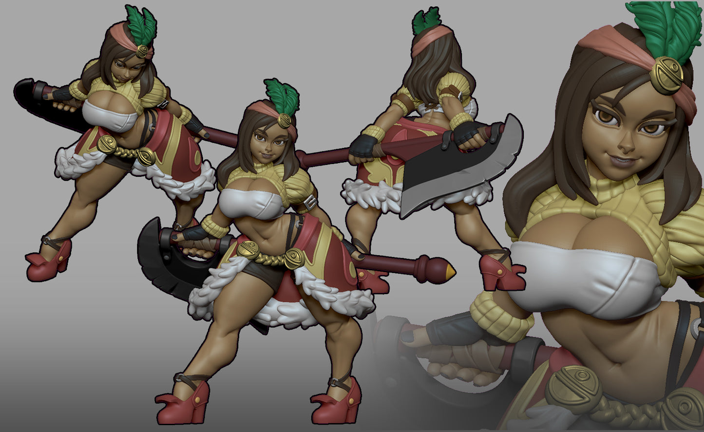 Bounty Hunter Lana Miniature - by Mayatomr